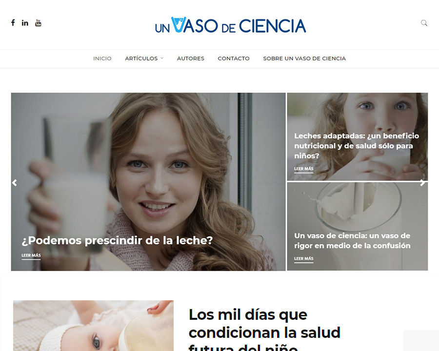 Llega «Un vaso de ciencia», el blog de ciencia y nutrición que reúne a los mayores expertos