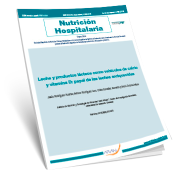 Nutrición Hospitalaria. Leche y productos lácteos como vehículos de calcio y vitamina D: papel de las leches enriquecidas (2019)