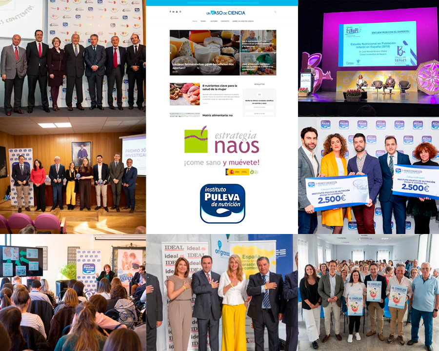 El Instituto Puleva de Nutrición, distinguido en los Premios Estrategia NAOS 2024 por su compromiso con la investigación y la divulgación científica